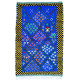 Tapis berbère boucharouite bleu 215x135 noué main Omie