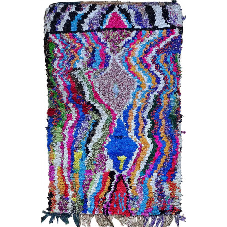 Tapis berbère boucharouite noué main 180x110 Oloryan