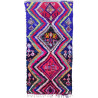 Tapis berbère boucharouite multicolore 220x110 noué main Roseline