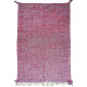 Tapis kilim laine zanafi rose 290x200 tissé main Omnia