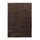 Tapis shaggy en polyester marron Cosy Glamour Esprit Home