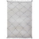 Tapis beni ouarain en laine épaisse blanc 350x235 Temsia