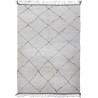 Tapis beni ouarain en laine épaisse blanc 350x235 Temsia