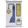Tapis beni ouarain en laine épaisse 275x165 Tissa