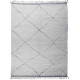 Tapis beni ouarain blanc en laine 390x275 Toula