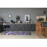 Tapis boucharouite noué main vintage 210x100 Haven