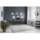 Tapis beni ouarain blanc en laine 390x275 Toula