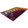 Tapis de salon contemporain multicolore Amande