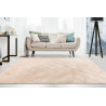 Tapis de salon rectangulaire uni doux Impulse