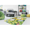 Tapis enfant multicolore animaux de la jungle Billy