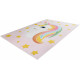 Tapis enfant licorne arc-en-ciel Lilou