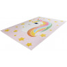 Tapis enfant licorne arc-en-ciel Lilou