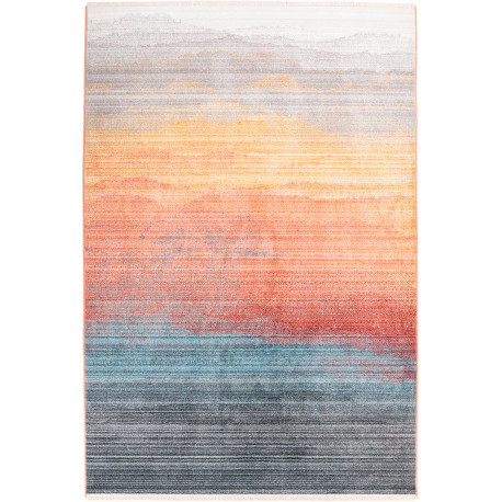 Tapis de salon multicolore dégradé Flynn