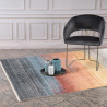 Tapis de salon multicolore dégradé Flynn