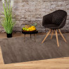 Tapis uni en polypropylène doux rectangle Scottsdale