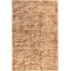 Tapis effet soie en viscose fait main beige Premium