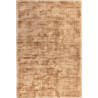 Tapis effet soie en viscose fait main beige Premium