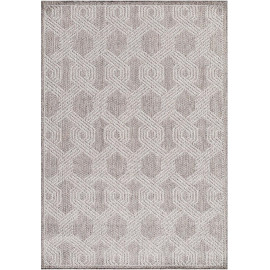 Tapis d'extérieur carré Sunny Oriental - gris 250x250 cm