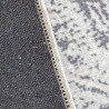 Tapis à franges lavable en machine ethnique Moon