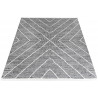 Tapis motif ethnique à franges lavable en machine Dam