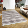 Tapis ethnique à franges lavable en machine Ritt