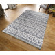 Tapis ethnique à franges lavable en machine Nas