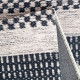 Tapis moderne à franges lavable en machine Tamino