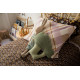 Coussin enfant tricoté brocoli Brucy