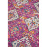 Tapis vintage multicolore intérieur rayé pour salon Dundalk