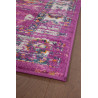 Tapis vintage multicolore intérieur rayé pour salon Dundalk