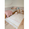 Tapis de chambre enfant en coton fait main lavable en machine Lanes