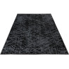 Tapis vintage rectangle en coton recyclé et polyester Medine