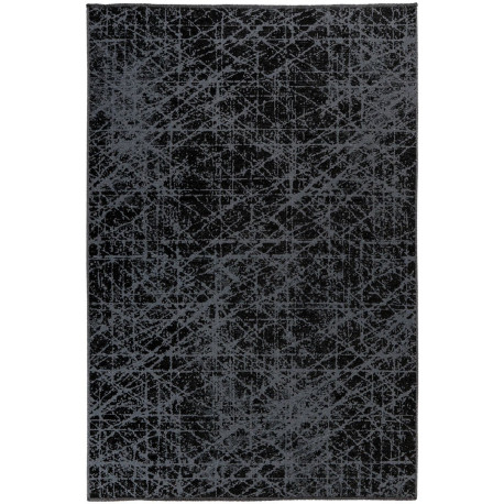 Tapis vintage rectangle en coton recyclé et polyester Medine