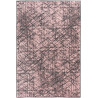 Tapis vintage rectangle en coton recyclé et polyester Medine