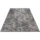 Tapis vintage rectangle en coton recyclé et polyester Medine