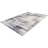 Tapis moderne fait main en polyester doux Delya