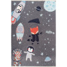 Tapis enfant en coton recyclé lavable en machine Foxy