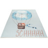 Tapis enfant en coton recyclé lavable en machine Booba