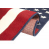 American Flag tapis bleu et rouge Drapeau Américain