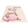 Tapis enfant en coton recyclé lavable en machine Maggy