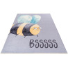 Tapis enfant en coton recyclé lavable en machine Lizzy