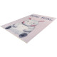 Tapis enfant en coton recyclé lavable en machine Rabby