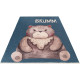 Tapis enfant en coton recyclé lavable en machine Bear