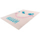 Tapis enfant en coton recyclé lavable en machine Lilly