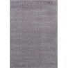 Tapis argenté à longues mèches uni Deluxe