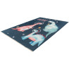 Tapis enfant en coton recyclé lavable en machine Arnold