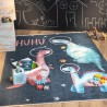 Tapis enfant en coton recyclé lavable en machine Arnold