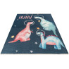 Tapis enfant en coton recyclé lavable en machine Arnold