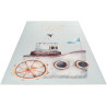 Tapis enfant en coton recyclé lavable en machine Willy