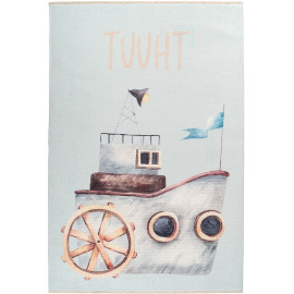Tapis enfant en coton recyclé lavable en machine Willy